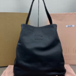 Miumiu Leather Shoulder Bag 5BC117 Black